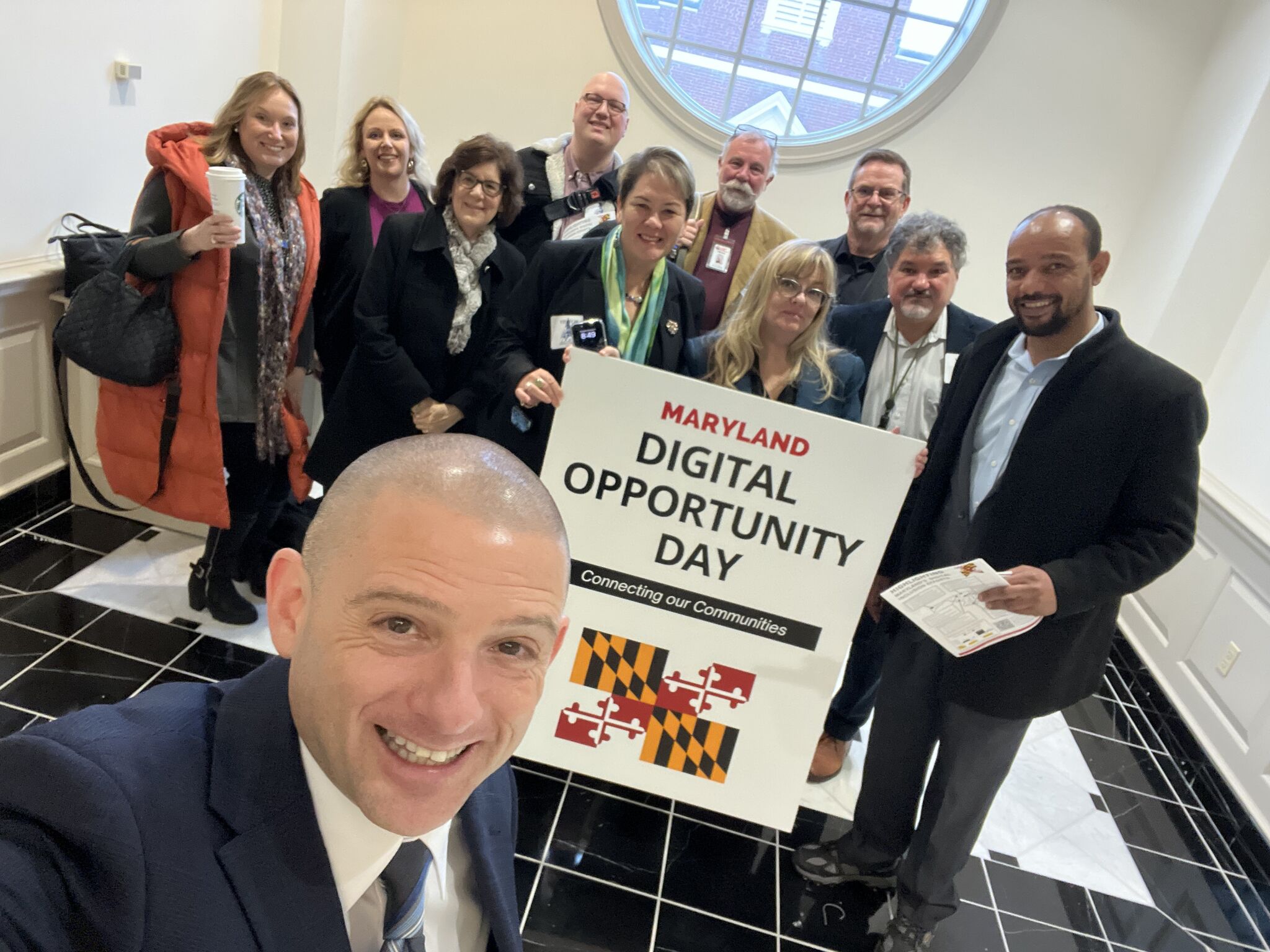Picture of MDEC Members at the 2025 Digital Opportunity Day in Annapolis.
