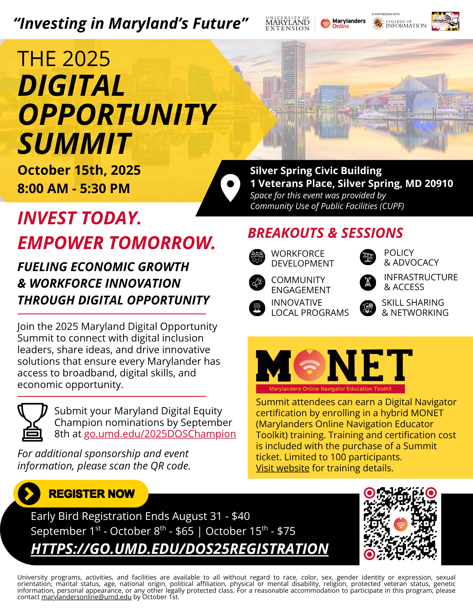 2025 Digital Opportunity Summit Flyer