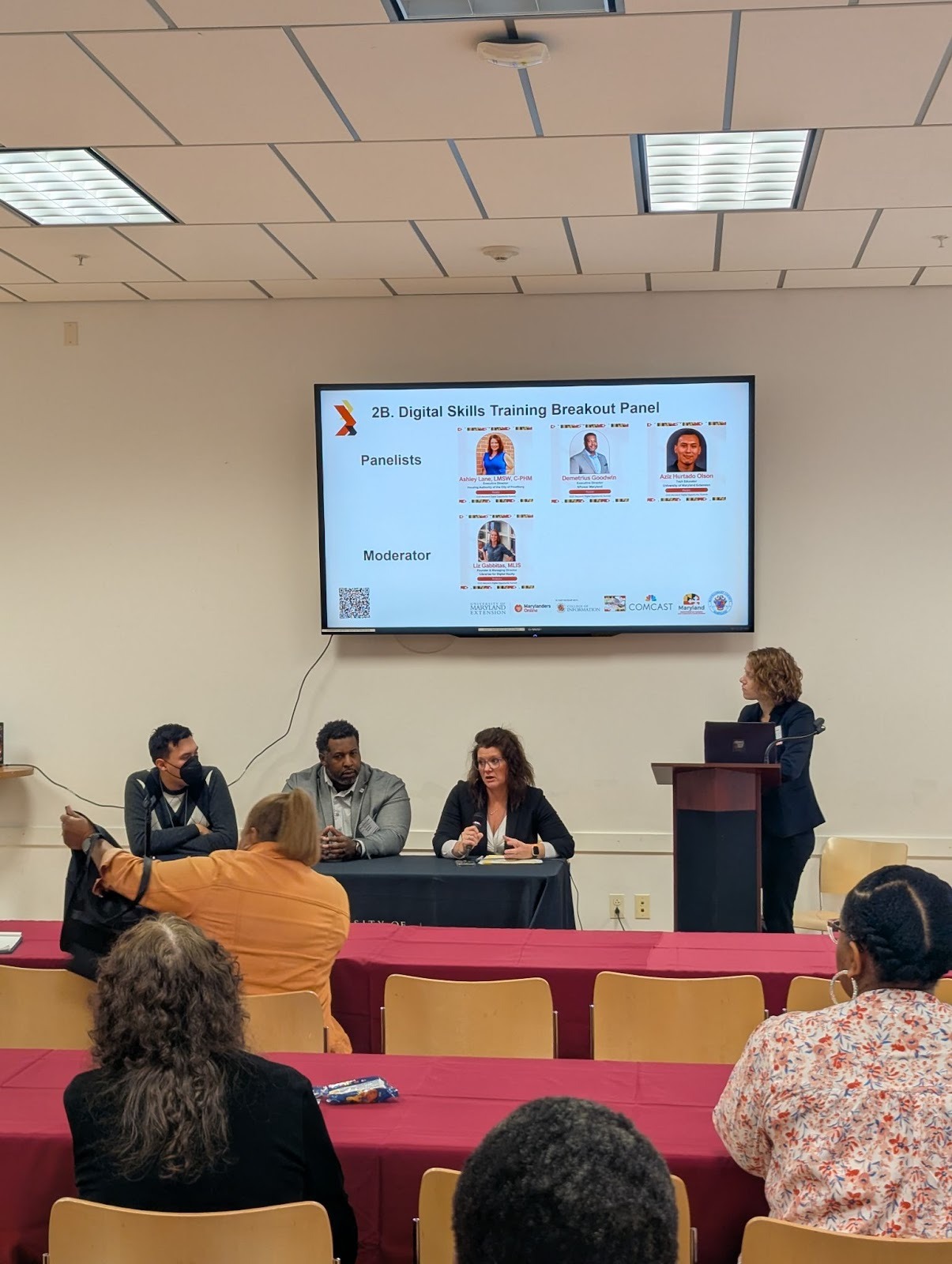 Aziz Hurtado Olson, Tech Extension Educator, University of Maryland Extension; Demetrius Goodwin, Chief Executive Officer, 